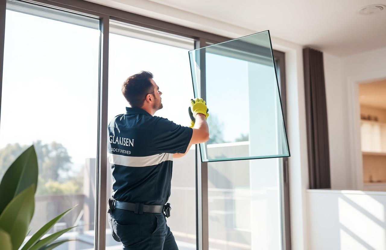 Glass Repair and Glass Replacement glazier working in Penrith, Sydney
